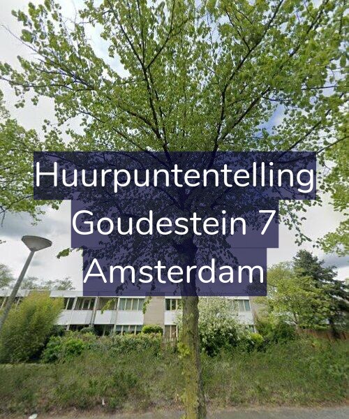 Foto gevel Huurpuntentelling voor Goudestein 7, Amsterdam