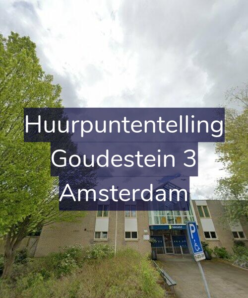 Foto gevel Huurpuntentelling voor Goudestein 3, Amsterdam