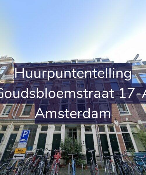 Foto gevel Huurpuntentelling voor Goudsbloemstraat 17-A, Amsterdam