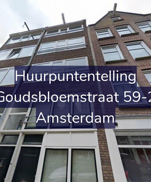 Foto gevel Huurpuntentelling voor Goudsbloemstraat 59-2, Amsterdam