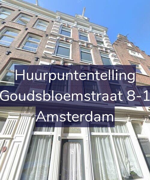 Foto gevel Huurpuntentelling voor Goudsbloemstraat 8-1, Amsterdam