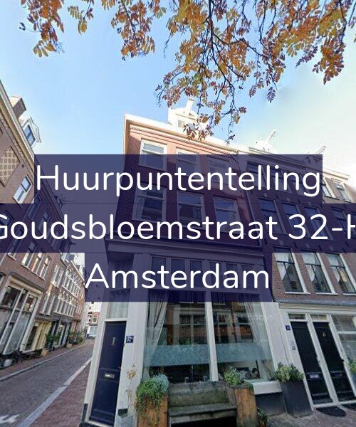 Foto gevel Huurpuntentelling voor Goudsbloemstraat 32-H, Amsterdam