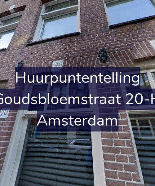 Foto gevel Huurpuntentelling voor Goudsbloemstraat 20-H, Amsterdam