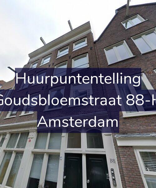 Foto gevel Huurpuntentelling voor Goudsbloemstraat 88-H, Amsterdam