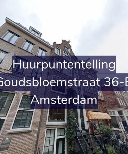 Foto gevel Huurpuntentelling voor Goudsbloemstraat 36-B, Amsterdam