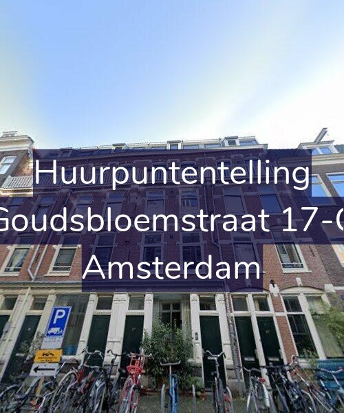 Foto gevel Huurpuntentelling voor Goudsbloemstraat 17-C, Amsterdam