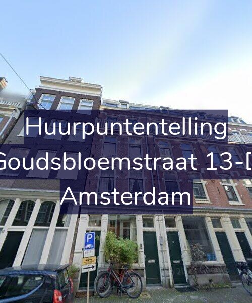 Foto gevel Huurpuntentelling voor Goudsbloemstraat 13-D, Amsterdam