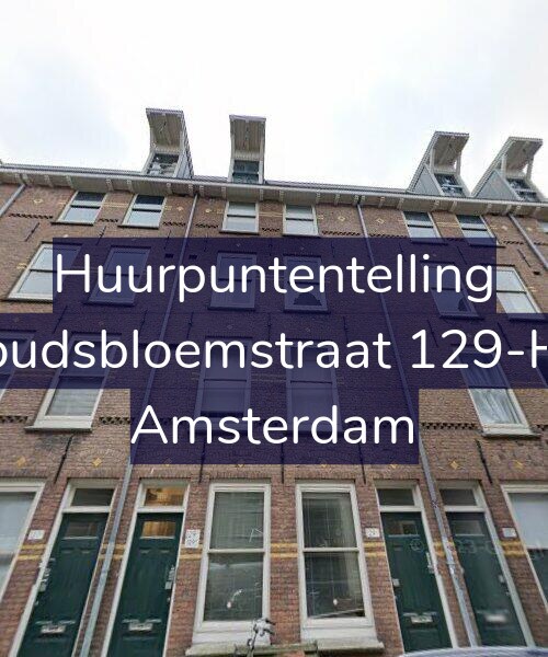 Foto gevel Huurpuntentelling voor Goudsbloemstraat 129-HA, Amsterdam