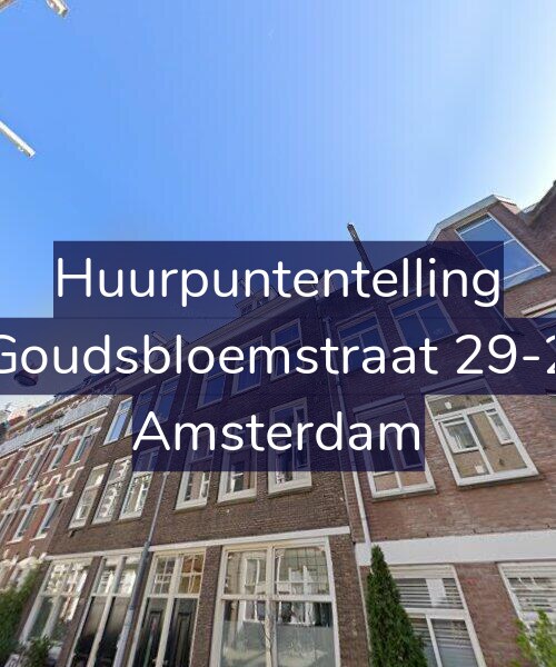 Foto gevel Huurpuntentelling voor Goudsbloemstraat 29-2, Amsterdam