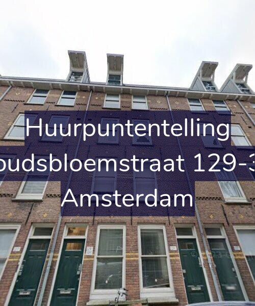 Foto gevel Huurpuntentelling voor Goudsbloemstraat 129-3V, Amsterdam