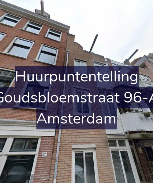 Foto gevel Huurpuntentelling voor Goudsbloemstraat 96-A, Amsterdam