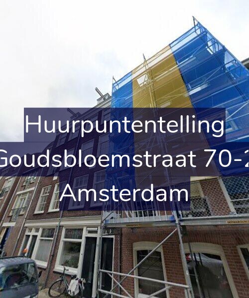 Foto gevel Huurpuntentelling voor Goudsbloemstraat 70-2, Amsterdam
