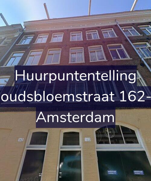 Foto gevel Huurpuntentelling voor Goudsbloemstraat 162-1, Amsterdam