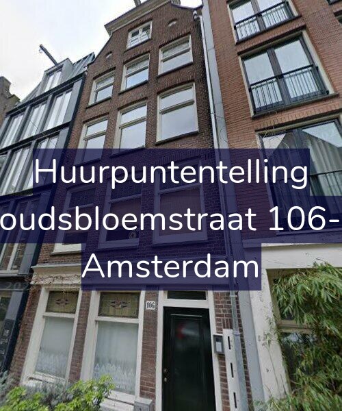 Foto gevel Huurpuntentelling voor Goudsbloemstraat 106-H, Amsterdam