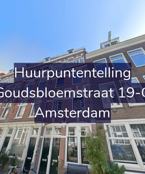 Foto gevel Huurpuntentelling voor Goudsbloemstraat 19-C, Amsterdam