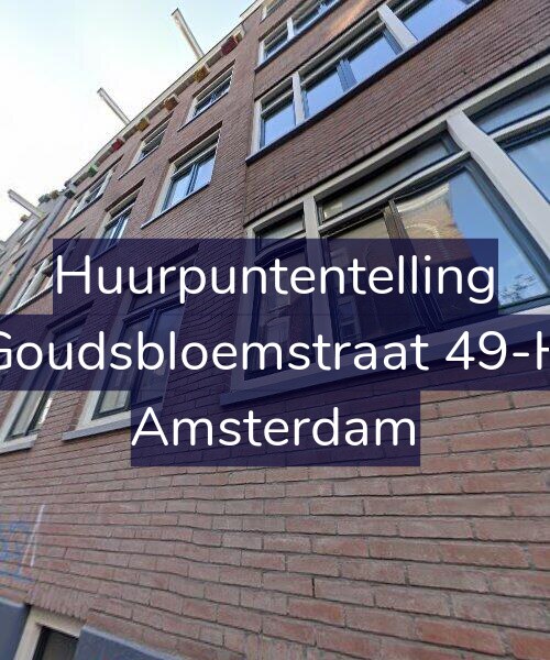 Foto gevel Huurpuntentelling voor Goudsbloemstraat 49-H, Amsterdam