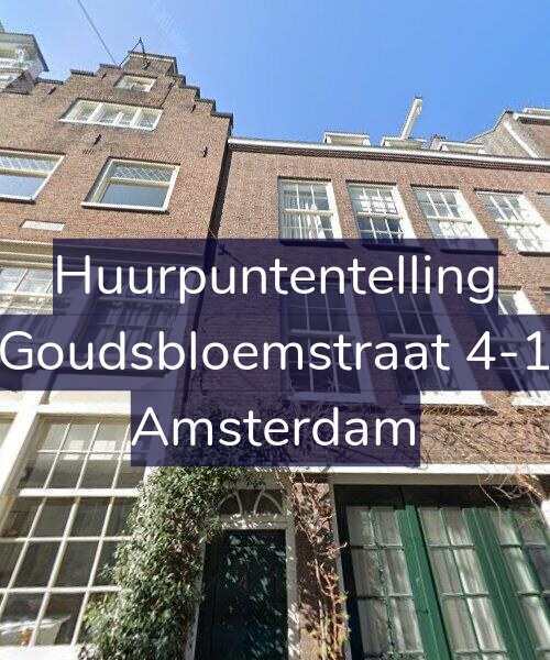 Foto gevel Huurpuntentelling voor Goudsbloemstraat 4-1, Amsterdam