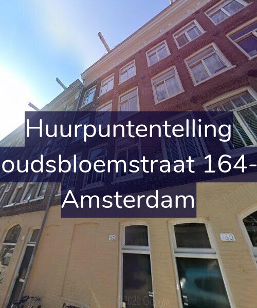 Foto gevel Huurpuntentelling voor Goudsbloemstraat 164-1, Amsterdam