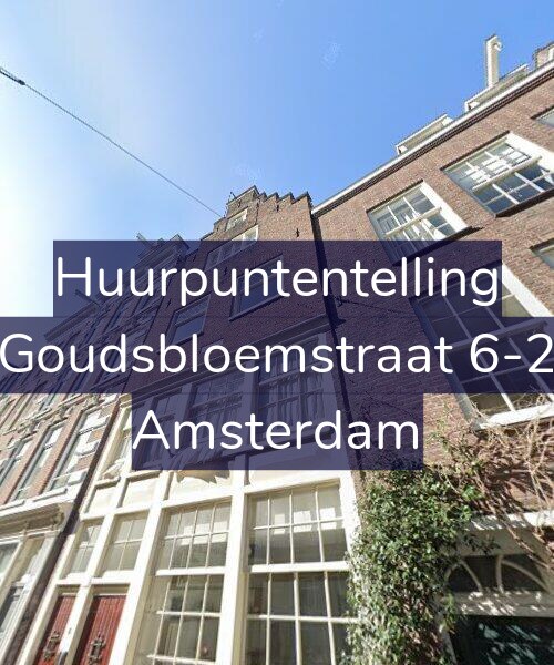 Foto gevel Huurpuntentelling voor Goudsbloemstraat 6-2, Amsterdam