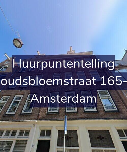 Foto gevel Huurpuntentelling voor Goudsbloemstraat 165-2, Amsterdam