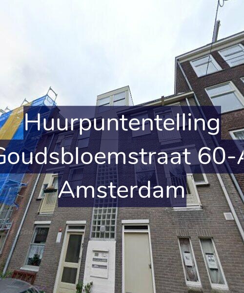 Foto gevel Huurpuntentelling voor Goudsbloemstraat 60-A, Amsterdam