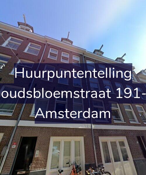 Foto gevel Huurpuntentelling voor Goudsbloemstraat 191-E, Amsterdam