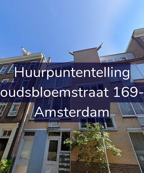 Foto gevel Huurpuntentelling voor Goudsbloemstraat 169-B, Amsterdam
