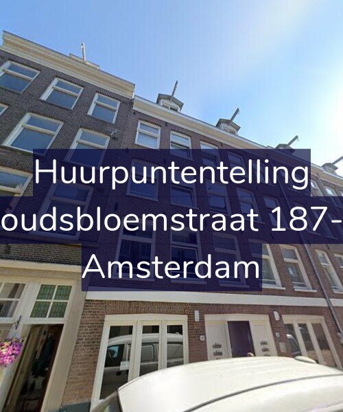 Foto gevel Huurpuntentelling voor Goudsbloemstraat 187-B, Amsterdam