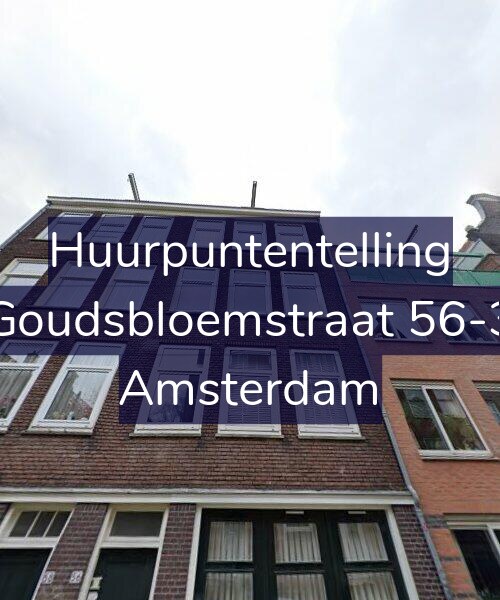 Foto gevel Huurpuntentelling voor Goudsbloemstraat 56-3, Amsterdam