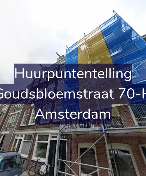Foto gevel Huurpuntentelling voor Goudsbloemstraat 70-H, Amsterdam