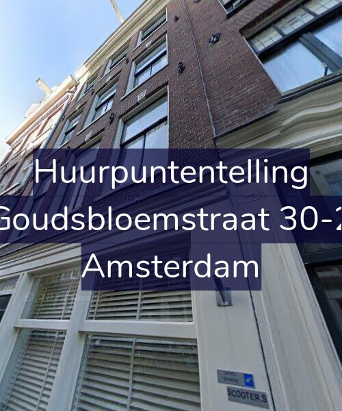 Foto gevel Huurpuntentelling voor Goudsbloemstraat 30-2, Amsterdam