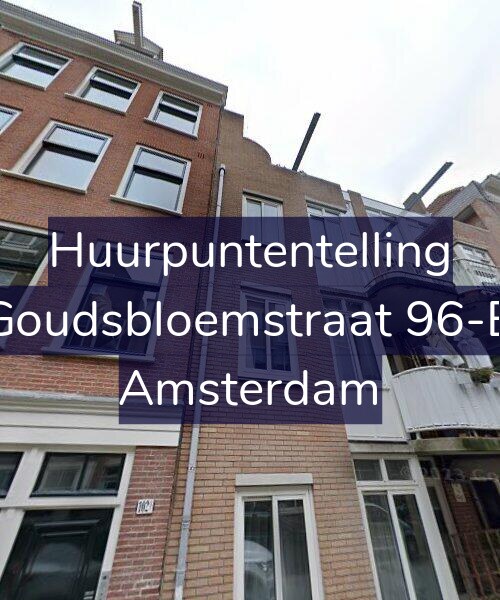 Foto gevel Huurpuntentelling voor Goudsbloemstraat 96-B, Amsterdam