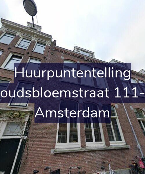 Foto gevel Huurpuntentelling voor Goudsbloemstraat 111-C, Amsterdam