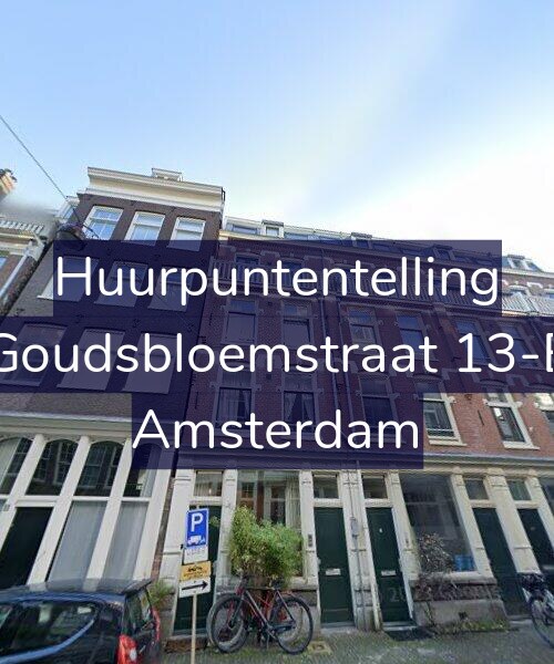 Foto gevel Huurpuntentelling voor Goudsbloemstraat 13-E, Amsterdam