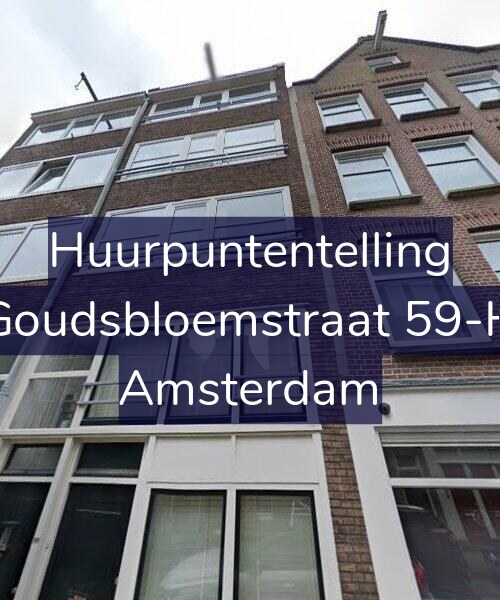 Foto gevel Huurpuntentelling voor Goudsbloemstraat 59-H, Amsterdam