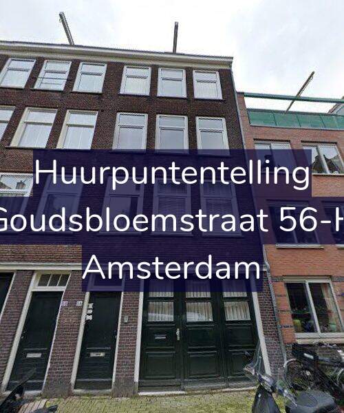 Foto gevel Huurpuntentelling voor Goudsbloemstraat 56-H, Amsterdam