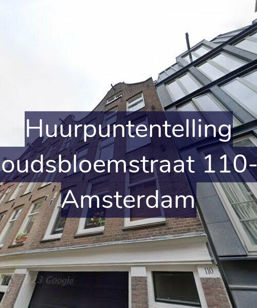 Foto gevel Huurpuntentelling voor Goudsbloemstraat 110-2, Amsterdam