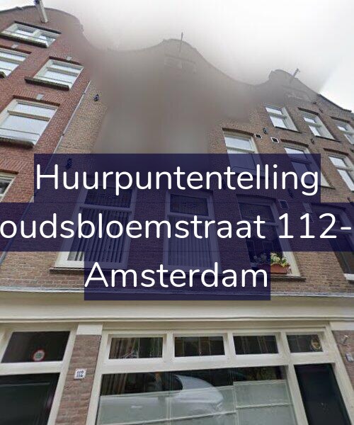 Foto gevel Huurpuntentelling voor Goudsbloemstraat 112-H, Amsterdam