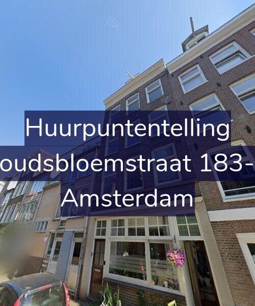 Foto gevel Huurpuntentelling voor Goudsbloemstraat 183-H, Amsterdam