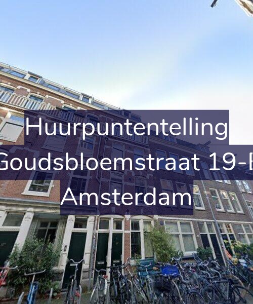 Foto gevel Huurpuntentelling voor Goudsbloemstraat 19-E, Amsterdam