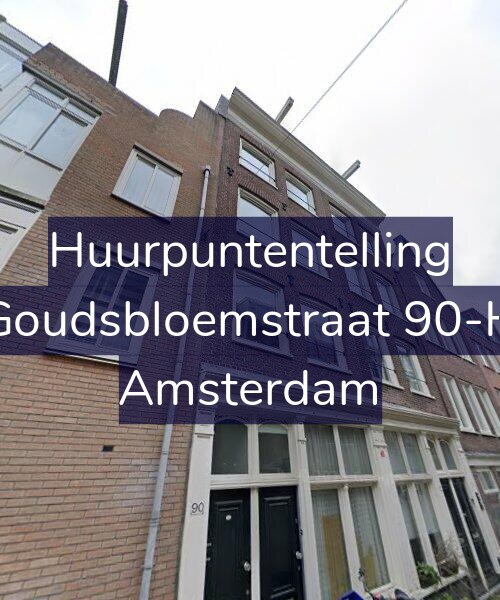 Foto gevel Huurpuntentelling voor Goudsbloemstraat 90-H, Amsterdam