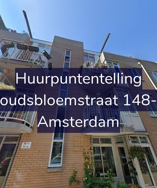 Foto gevel Huurpuntentelling voor Goudsbloemstraat 148-D, Amsterdam