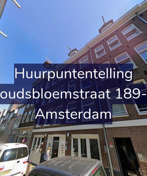 Foto gevel Huurpuntentelling voor Goudsbloemstraat 189-D, Amsterdam