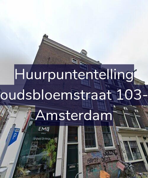 Foto gevel Huurpuntentelling voor Goudsbloemstraat 103-C, Amsterdam