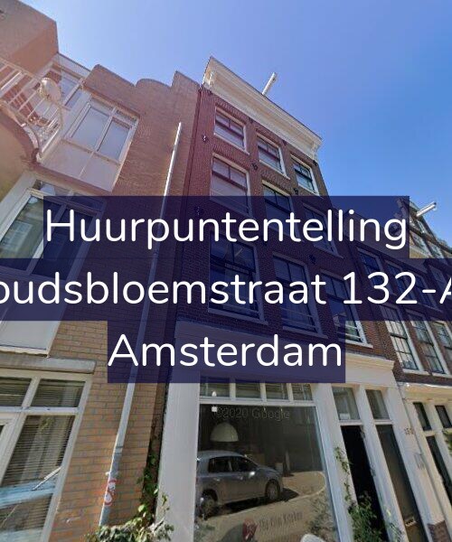 Foto gevel Huurpuntentelling voor Goudsbloemstraat 132-A2, Amsterdam