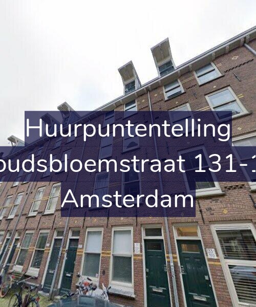 Foto gevel Huurpuntentelling voor Goudsbloemstraat 131-1V, Amsterdam