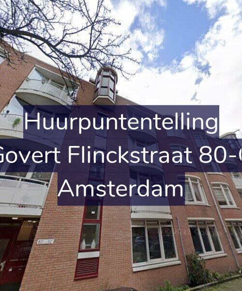 Foto gevel Huurpuntentelling voor Govert Flinckstraat 80-C, Amsterdam