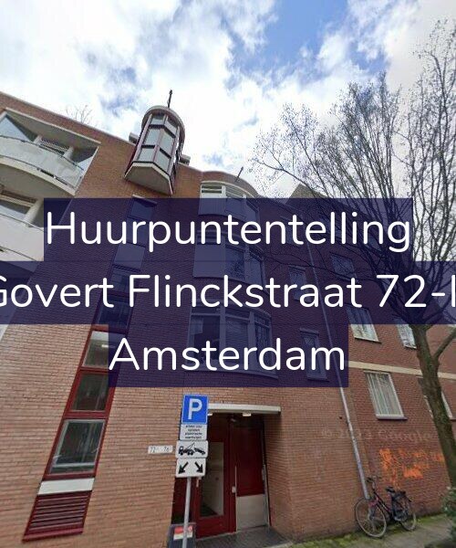 Foto gevel Huurpuntentelling voor Govert Flinckstraat 72-B, Amsterdam