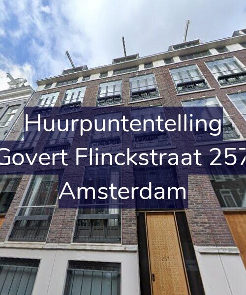 Foto gevel Huurpuntentelling voor Govert Flinckstraat 257, Amsterdam
