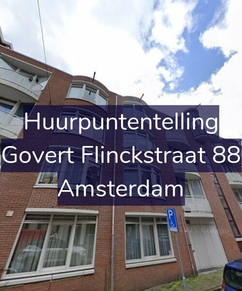 Foto gevel Huurpuntentelling voor Govert Flinckstraat 88, Amsterdam